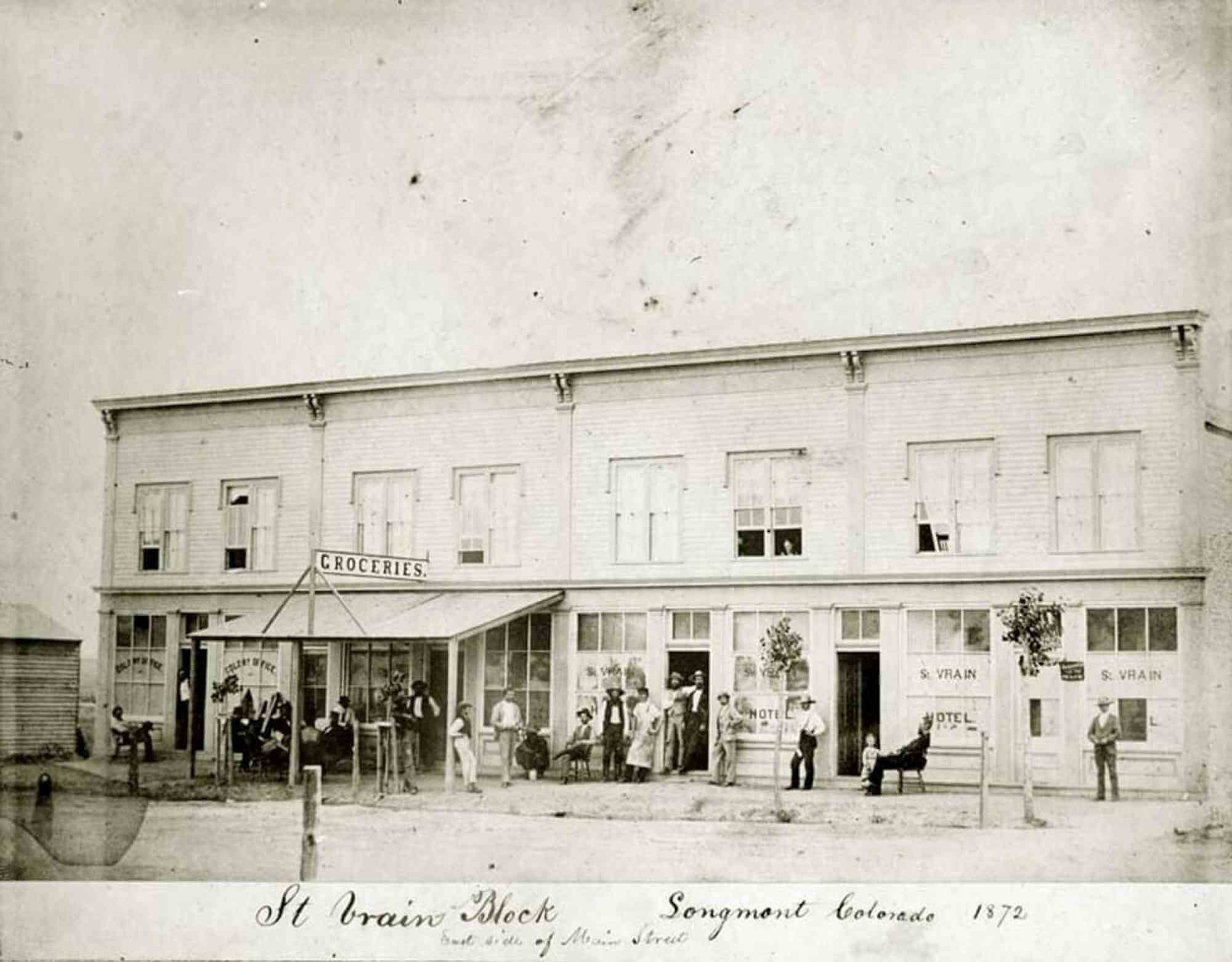 Longmont, Colorado, 1872 - the year Carr was admitted to the Colorado Bar
